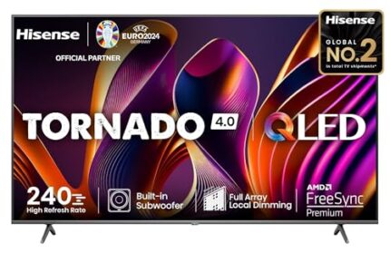 Hisense 164 cm (65 inches) Q7N Series 4K Ultra HD Smart QLED TV (Dark Grey) | 2.1 Channel | 240 High Refresh Rate | HDR 10+ Adaptive | 32 Full Array Local Dimming Zones