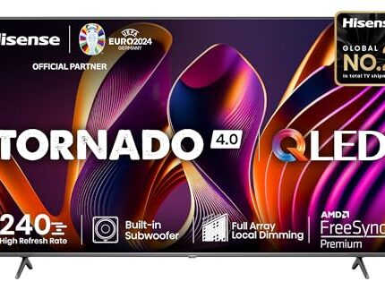 Hisense 164 cm (65 inches) Q7N Series 4K Ultra HD Smart QLED TV (Dark Grey) | 2.1 Channel | 240 High Refresh Rate | HDR 10+ Adaptive | 32 Full Array Local Dimming Zones