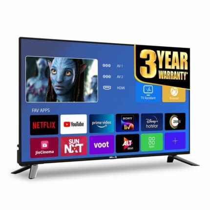 IBELL 80cm (32 inches) Smart LED TV - HD Ready, Android 9.0, Smart Features, Crisp Display, Sleek Design (LES325SE, Black)