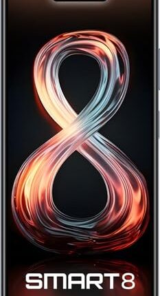 Infinix Smart 8 8GB RAM 128GB Storage | 5000 mAh Heavy Battery | Android 13 Go | 50MP + AI Camera | Dual Sim (Timber Black)
