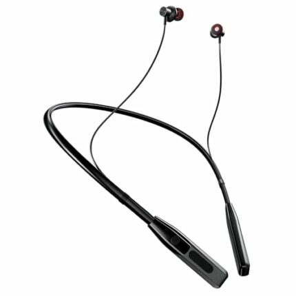 JGD Boom J4 Bluetooth Earphones with 13mm Drivers, Rich Music Experience, 20 Hours Playtime, Type C Fast Charging, Neckband Earphones with Magnetic earpiece,Voice Assistant and Mic (Grey)