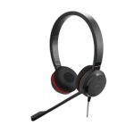 Jabra Evolve 30 II Stero On Ear Wired Headphone with Mic (Black)