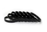 Karivala Black Plastic Bangles for New Born Babies (0-3 months) - 5mm Thick Feather Light (0-3 months Large, 8.00)