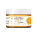 Keya Seth Aromatherapy, Orange Gel Scrub, Vitamin C Enriched, Walnut Shell, Natural Exfoliation, Removes Dead Cells, Brightening, Refreshing- 160gm