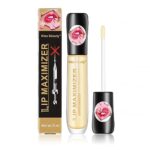 Kiss Beauty Lip Maximizer: Hyaluronic Acid Plumping Gloss For Fuller, Moisturized Lips - Natural Volumizing Serum, Collagen Booster, Non-sticky Formula