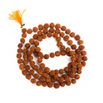 Klassic 5 Mukhi Rudraksha Jaap Mala 108 Beads for Pooja/Astrology/Jewellery (Brown, Pack of 1), Standard Size