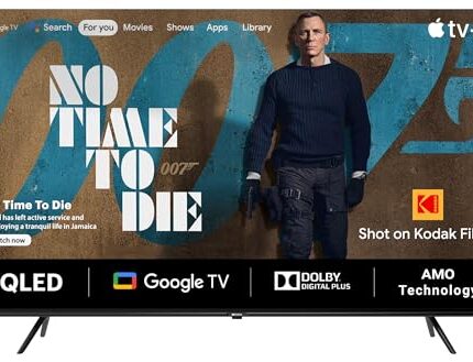 Kodak 126 cm (50 inches) Matrix Series 4K Ultra HD Smart QLED Google TV 50MT5011 (Black)