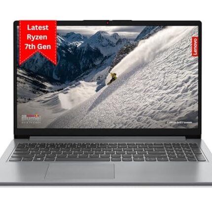 Lenovo IdeaPad 1 AMD Ryzen 3 7320U 15.6" HD Thin and Light Laptop (8 GB/512GB SDD/Windows 11 Home/Office 2021/1Yr ADP Free/Cloud Grey/1.58Kg), 82VG00EVIN