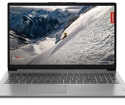 Lenovo IdeaPad 1 Intel Core Celeron N4020 15" HD Thin and Light Laptop (8GB/512GB SDD/Windows 11 Home/Office 2021/1Yr Warranty/Cloud Grey/1.3Kg), 82V700ECIN