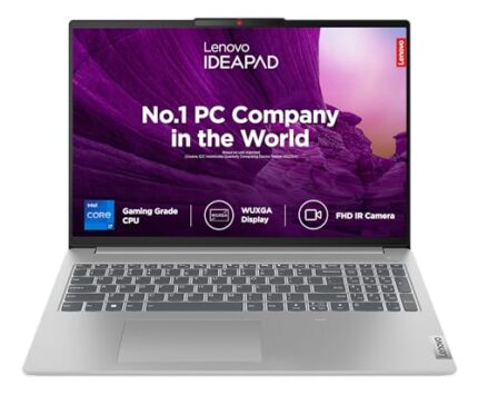 Lenovo IdeaPad Slim 5 Intel Core i7 13700H 16"(40.6cm) WUXGA IPS Laptop (16GB/512GB SSD/Win 11/Office 2021/Backlit KB/FHD Camera/Alexa/3 month Game Pass/Cloud Grey/1.89Kg), 82XF003JIN