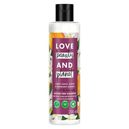 Love Beauty & Planet Curry Leaves|| Biotin & Mandarin Paraben & Sulfate Free Shampoo for long & strong hair|| 200ml