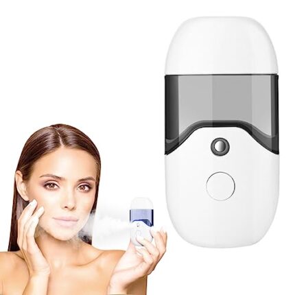 MAYCREATE® 50ml Nano Facial Mist Sprayer Mister, Portable Face Nano Mist Spray Machine, Handy Beauty Makeup Skin Care Machine for Face Hydrating, Daily Makeup, USB Rechargeable