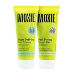 MOXIE BEAUTY (Curly Vibe Setter Duo) - Flexi Stying Serum Gel - 120 ml & Super Defining Curl Cream 120 ml