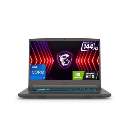 MSI Thin 15, Intel 12th Gen. Core i7-12650H, 40CM FHD 144Hz Gaming Laptop(16GB/1TB NVMe SSD/Windows 11 Home/NVIDIA GeForce RTX 2050,GDDR6 4GB /Cosmos Gray/1.86Kg), B12UCX-1693IN