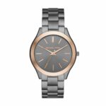 Michael Kors Analog Grey Dial and Band Men's Stainless Steel Watch-MK8576