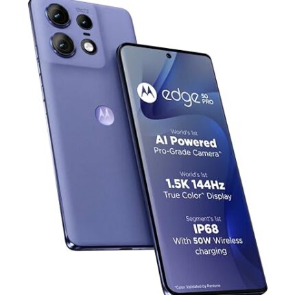 Motorola Edge 50 Pro 5G with 68W Charger (Luxe Lavender, 256 GB) (8 GB RAM)