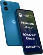 Motorola G04 4G (Satin Blue, 8GB RAM, 128GB Storage)