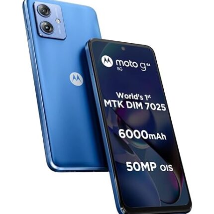 Motorola G64 5G (Pearl Blue, 8GB RAM, 128GB Storage)