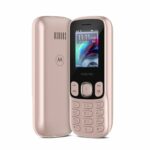 Motorola a10 Dual Sim keypad mobile with 1750 mAh Battery, Expandable Storage upto 32GB, Wireless FM with Recording | Rose Gold