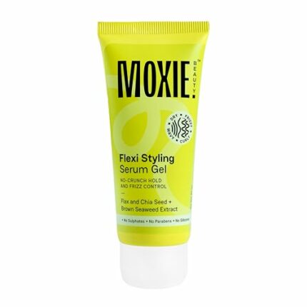 Moxie Beauty Flexi Styling Serum Gel | 94% Frizz reduction For Dry, Wavy, Curly, Frizzy Hair | Sulfate, Paraben, Silicone-Free | 50ml