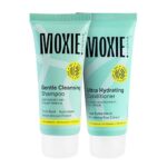 Moxie Beauty Shampoo & Conditioner Combo | 100% Improved definition | Paraben and Sulfate-Free Rinse & Shine Travel Duo | Gentle Cleansing Shampoo (50ml) & Ultra Hydrating Conditioner (50ml)