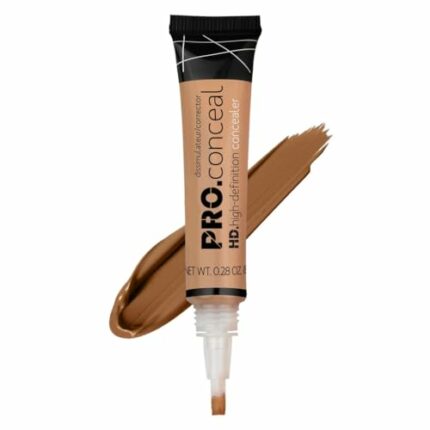 NANCY AJRAM X LA Pro HD Conceal Liquid Concealer for Face Makeup, Full Coverage Beauty Colour Corrector, Ideal for Dark Circles, Women (Toffee, GC - 984)