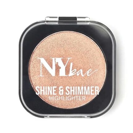 NY Bae Shine & Shimmer Highlighter - Bronze Beauty 4 (5 g) | Bronze | Rich Colour | Super Blendable | Multipurpose | Travel Friendly