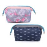 Niwlix Makeup Pouch 2 Styles Travel Pouch Cosmetic Organizer Toiletry Wash Bag Small Makeup Case Pouch for Women Girls