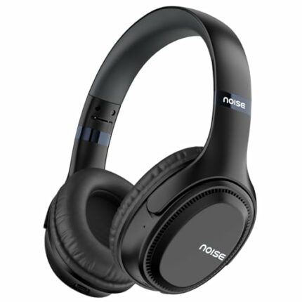 Noise Newly Launched 3 Wireless On-Ear Headphones with 70H Playtime, 40mm Driver, Low Latency(up to 45ms),Dual Pairing, BT v5.3 (Carbon Black)