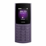 Nokia 110 4G with 4G, Camera, Bluetooth, FM Radio, MP3 Player, MicroSD, Long-Lasting Battery, and pre-Loaded Games | Purple