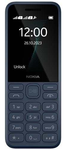 Nokia 130 Music | Built-in Powerful Loud Speaker with Music Player and Wireless FM Radio | Dedicated Music Buttons | Big 2.4” Display | 1 Month Standby Battery Life | Blue