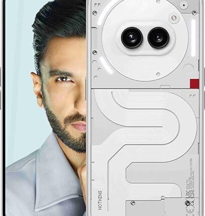 Nothing Phone (2a) 5G (White, 8GB RAM, 256GB Storage) | Up to 16 GB RAM | 6.7" AMOLED Display | 50MP (OIS) + 50 MP | 32 MP Front | Mediatek Dimensity 7200 Pro Processor | 45 W Charging 100% in 59 mins