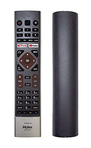 Novanex Compatible Haier TV Remote Control and Replacement of Original HTR-U27E Suitable for All Model of HAIER Smart 4K Android LED Television - Universal Haier TV Remote with Non Voice Feature