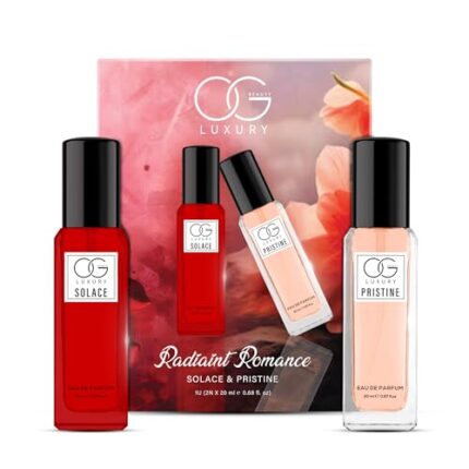 OG BEAUTY LUXURY Eau De Parfum Duo | Radiant Romance | For Men & Women | Set of 20ml Each | Long Lasting Scent | His & Her Perfume | Gift Pack of 2