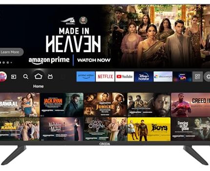 Onida 80 cm (32 inches) HD Ready Smart LED Fire TV 32HIF3 (Black)