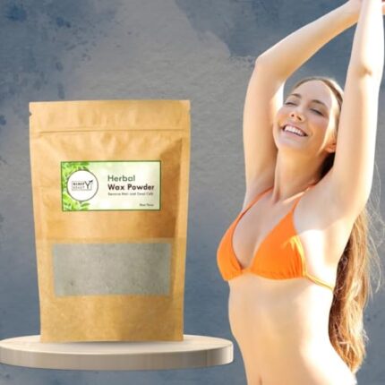 Organic Herbal Wax Powder and Hair Removal Powder, 5 min Instant Painless Natural Waxing Powder For Hands Legs Underarms Bikini