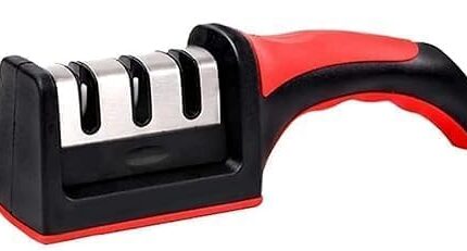 Outdazzle- Knife Sharpener for Kitchen | Advanced- Knife Sharpener | Knife Sharpener Tool - 3-Stage-Knife Sharpener Rod- Knife Sharpener Machine | Knife Shaper for Kitchen | Knife Shaper Tool