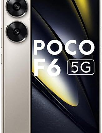 POCO F6 5G Titanium 8GB RAM 256GB ROM