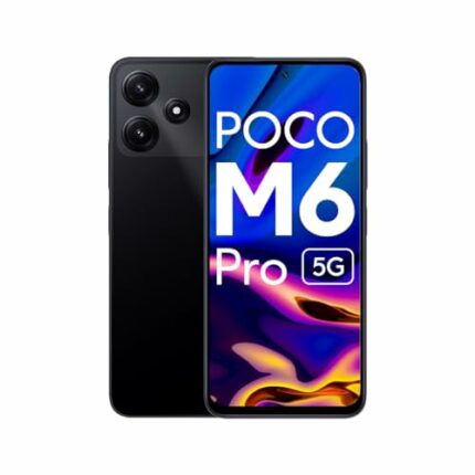 POCO M6 Pro 5G (Power Black, 4GB RAM, 128GB Storage) | Snapdragon 4 Gen 2 | 6.79" Large Screen with 90Hz Refresh Rate | 50 MP Dual AI Camera