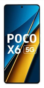 POCO X6 5G (Snowstorm White, 12 GB RAM 512 GB Storage)