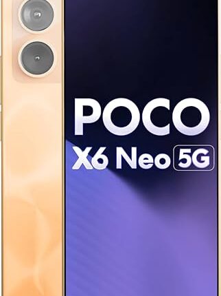 POCO X6 Neo 5G (Martian Orange, 12GB RAM and 256GB Storage)
