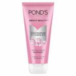 POND's Bright Beauty Anti-Dullness & Brightening Facewash With Niacinamide | For Glass-Skin Like Shine And With 4X Visibly Brighter Skin, 200Gm