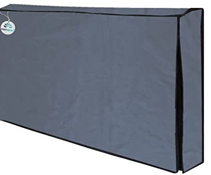 Padmansh® LED TV Cover for Samsung 32 inches LED TVs (All Models) – Waterproof Dustproof Television Cover With Screen Protector for 32 Inch LCD, LED, Plasma Television (Grey)
