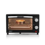 Pigeon by Stovekraft Oven Toaster Grill (12381) 9 Liters OTG without Rotisserie for Oven Toaster and Grill for grilling and baking Cakes (Grey)