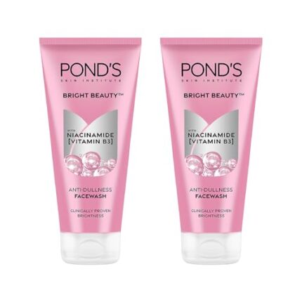 Ponds Bright Beauty Anti-Dullness Facewash with Vitamin B3, 200gm (Pack 2)