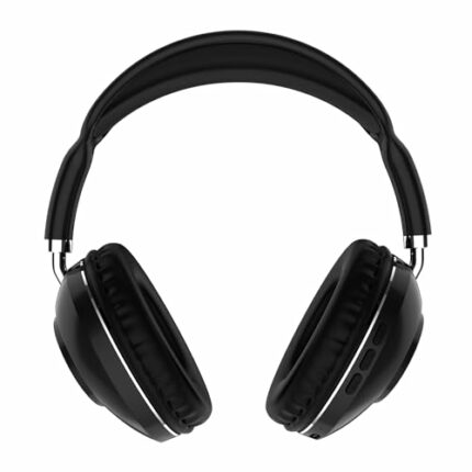 RD CL-750 Wireless Bluetooth Over Ear Headphones 40mm Drivers with Active Noice Reduction, Bluetooth v5.3, Upto 16 Hours Playtime, Type-C Charging, Connect with BT/AUX/TF Card- Black