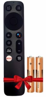 REDATOM® TV Remote for 1+ ONEPLUS LED LCD TV with 2 AAA Batteries | Suitable for Original Pro Series FHD Smart Android 4K UHD QLED OLED Television (V3 NoVoice)