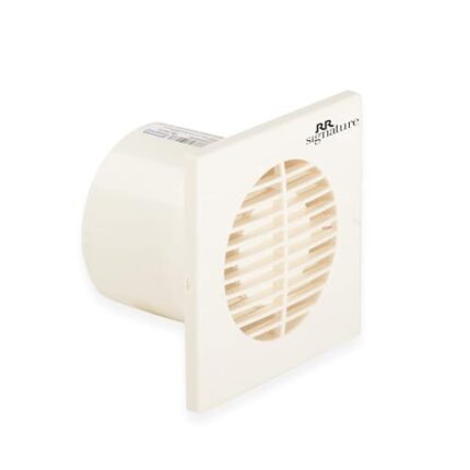 RR Signature (Previously Luminous) Vento Axial 150 MM Exhaust Fan for Bathroom, Kitchen, and Office, Noiseless, Guard, and Anti-Rust Body (White), 3 Year Warranty by RR