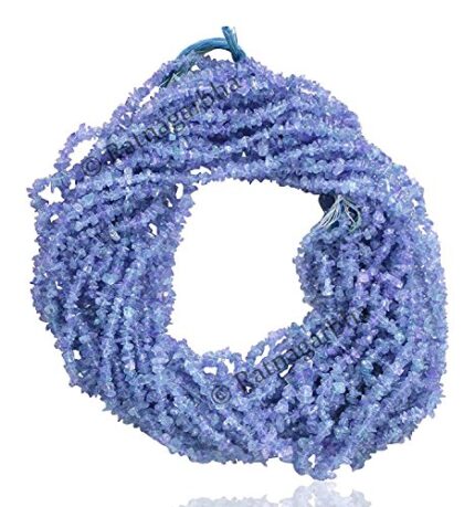 Ratnagarbha Tanzanite Chips Beads, 34 Inch 1 Strand, Tanzanite Healing Necklace, Tanzanite Chips, Tanzanite Chips Nuggets Beads, Tanzanite Beads, Tanzanite Chip Beads Strand, Jewelry Making Supply