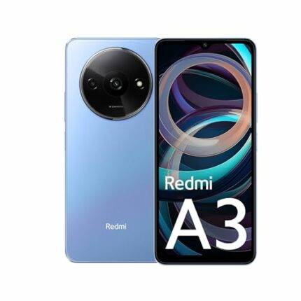 Redmi A3 (Lake Blue, 4GB RAM, 128GB Storage) | Premium Halo Design | 90Hz Display | Powerful 4G G36 Processor